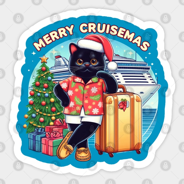 Merry Cruisemas Sticker by BukovskyART